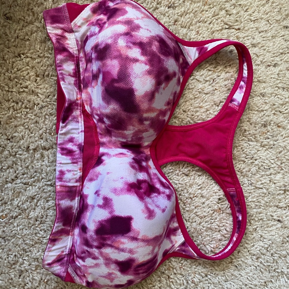 Tie-dye sports bra